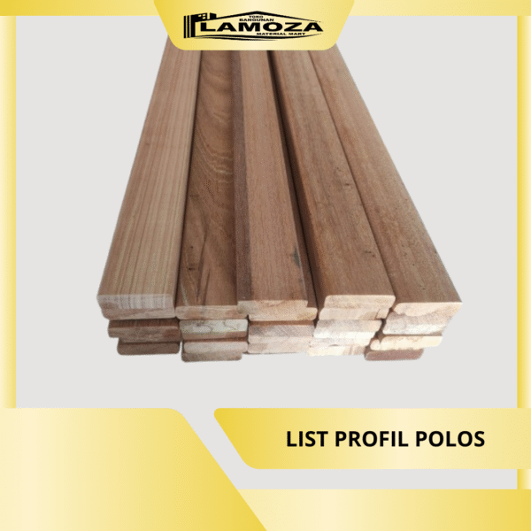 list profil kayu polos