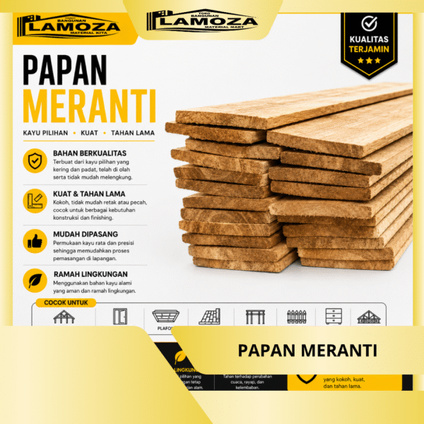 meranti kayu papan