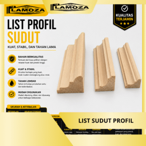 list profil kayu sudut
