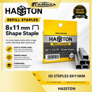 isi staples hasston 8x11 mm 1000 pcs