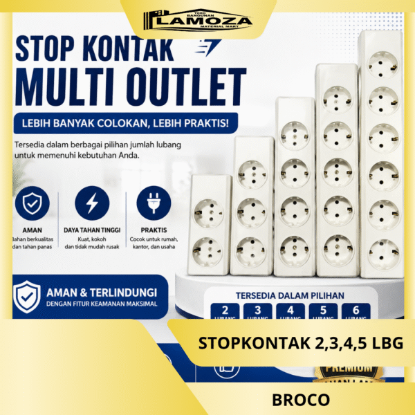 stop kotak broco 2, 3, 4, 5, dan 6 lubang