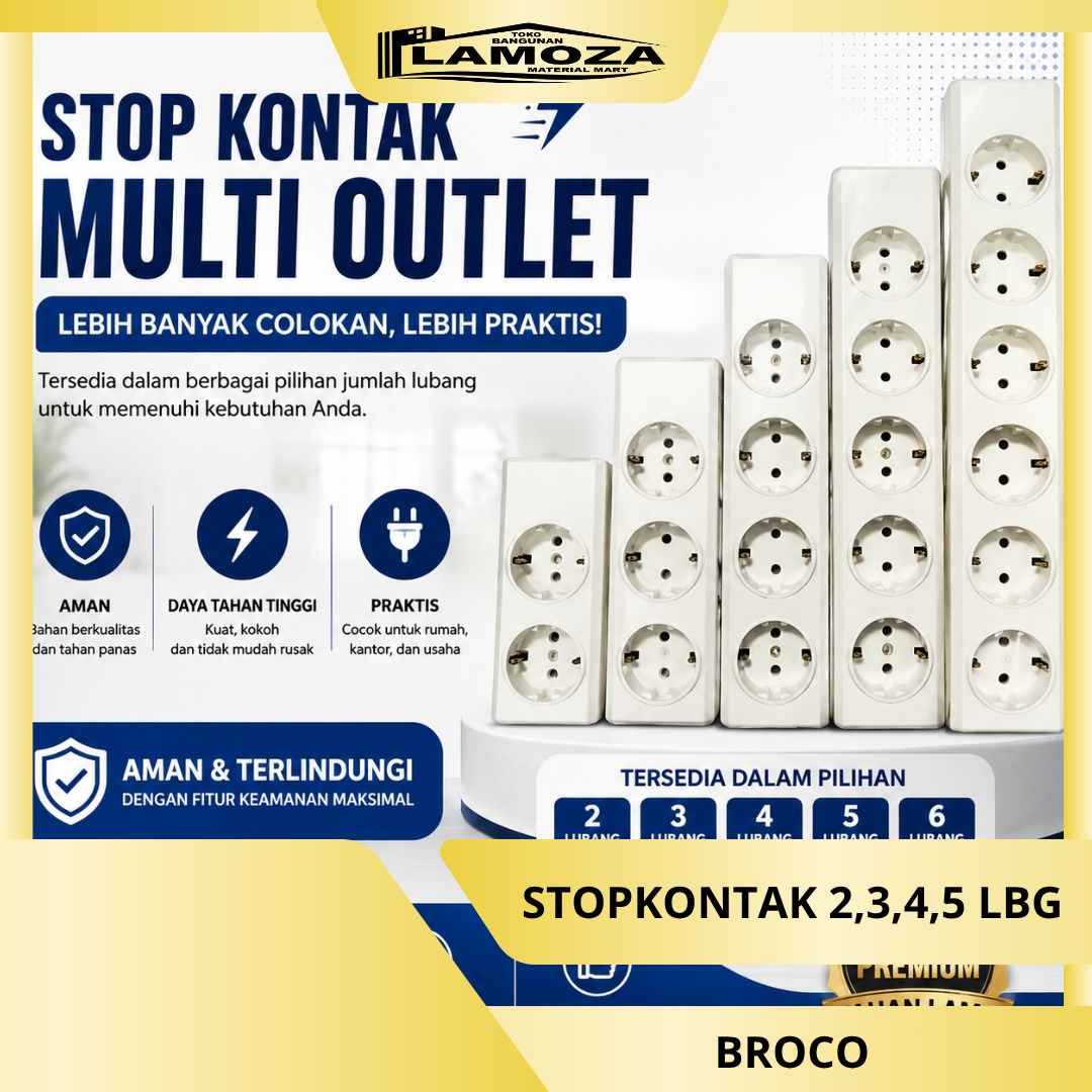stop kotak broco 2, 3, 4, 5, dan 6 lubang