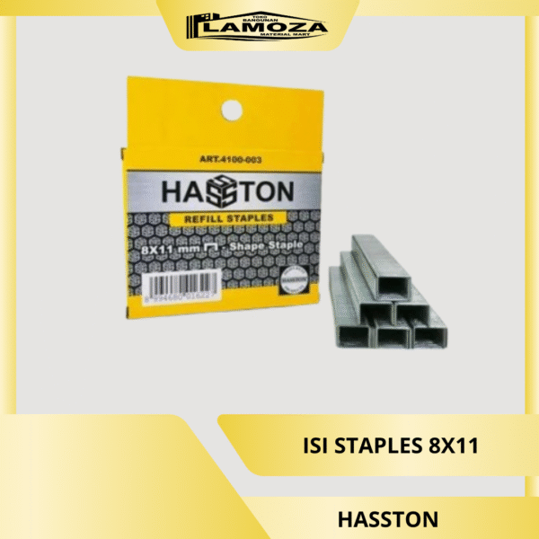 isi staples hasston 8x11 mm 1000 pcs