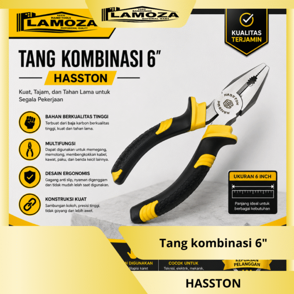 tang kombinasi 6" hasston