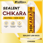 sealent lem kaca chikara