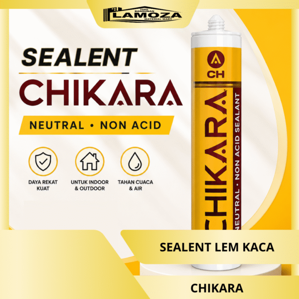 sealent lem kaca chikara